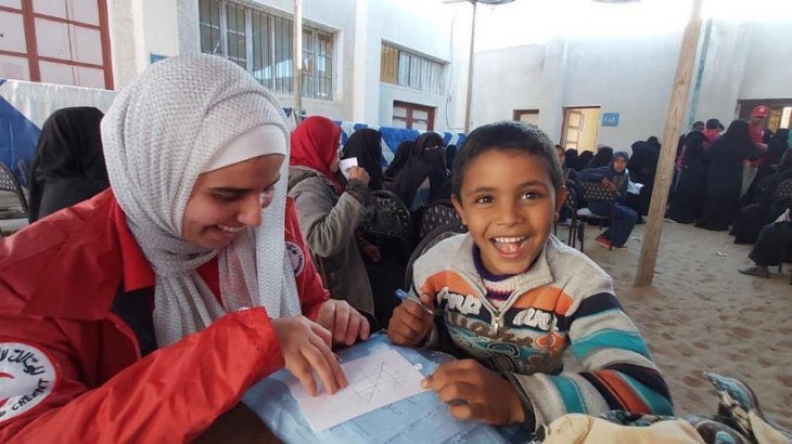 North Sinai: Egyptian Red Crescent and ICRC provide humanitarian assistance to 1000s of households