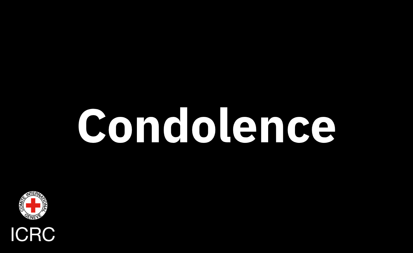 ICRC’s message of condolence following the killing of an Iranian Red Crescent Society’s relief worker